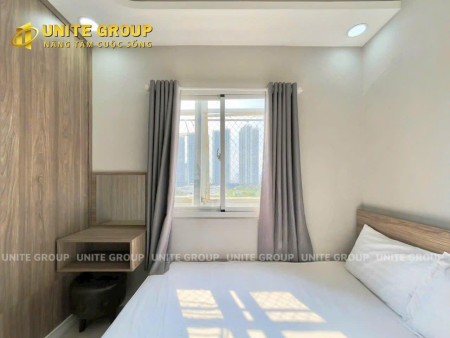 1 PN rộng thoáng máy giặt riêng full nội thất gần tdt ufm lotte, 40m2