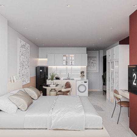 Căn hộ chung cư mini cửa sổ lớn ngay gần Vạn Hạnh Mall, 40m2