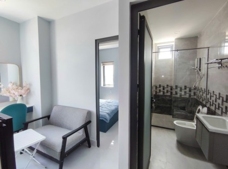 Căn hộ 1 Phòng ngủ 1 phòng khách cửa sổ thoáng mát ngay khu sân bay, 35m2