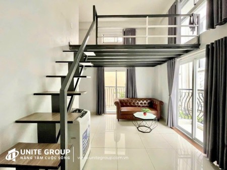 Cho thuê căn hộ full nội thất đầy đủ tiện nghi, có ban công gần các trường ĐH, TTTM,Chợ, 35m2