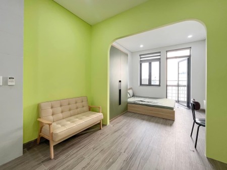 Căn hộ 1pn ban công tách bếp full nt, 40m2