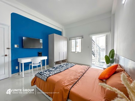 Cho thuê căn hộ Studio tại đường Dương Bá Trạc Quận 8 Ban công, Phòng mới như hình, 35m2