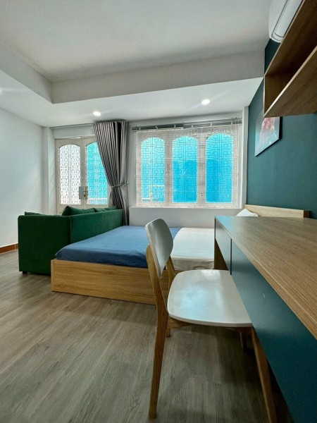 Cho thuê căn hộ Studio tại đường Trường Sơn Quận 10 Cửa sổ, đầy đủ tiện nghi, 30m2