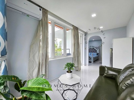 Studio tách bếp, ban công, có máy giặt riêng tại Kdc Ven Sông, gần Đh Tôn Đức Thắng, Rmit, Ufm, 35m2