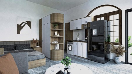 Căn hộ dịch vụ ban công full nt ngay giữa q7, 40m2