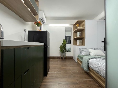 CHO THUÊ CĂN HỘ MỚI XÂY FULL NỘI THẤT, 25M2 TRÊN ĐƯỜNG LÝ THƯỜNG KIỆT, TÂN BÌNH, 25m2