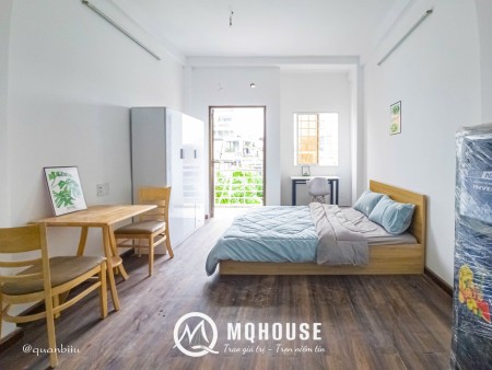 NGHÌN NĂM CÓ MỘTSTUDIO BAN CÔNG 35M2 QUẬN 3 NGAY VÒNG XOAY DÂN CHỦ MÁY GIẶT RIÊNG, 35m2