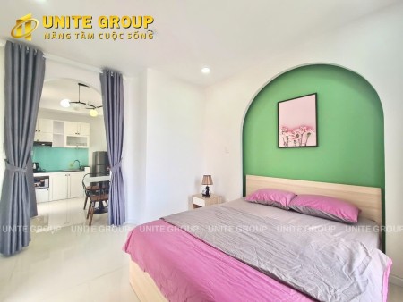 CHO THUÊ CĂN HỘ SẠCH SẼ FULL NỘI THẤT 2 BAN CÔNG MẶT TRƯỚC ĐƯỜNG NGUYỄN VĂN MẠI, 40m2