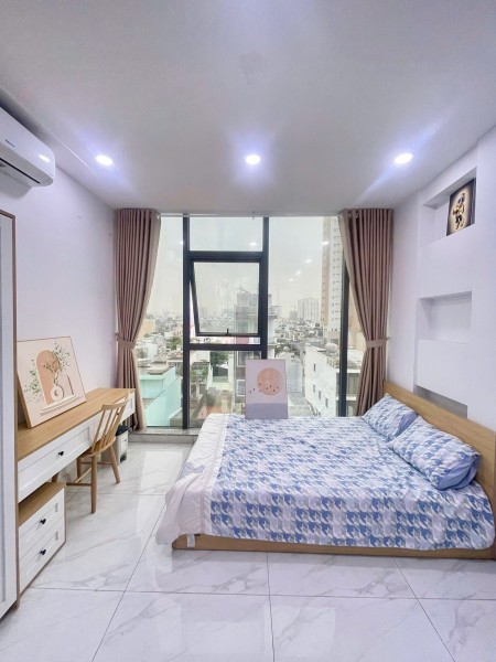 CHO THUÊ PHÒNG NGỦ TÁCH BẾP FULL NỘI THẤT, CỬA SỔ TO THOÁNG MÁT GẦN ĐH HUFLIT NGAY PHƯỜNG 10, TÂN BÌ, 40m2