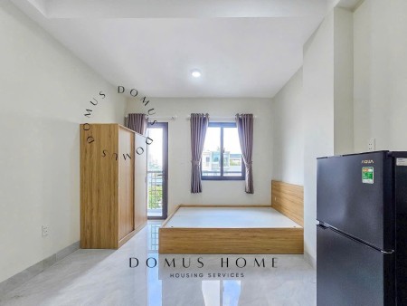 Studio ban công, đầy đủ nội thất tại Tân Quy, Q7, gần Tôn Đức Thắng, RMIT, UFM, siêu thị Lotte, 35m2