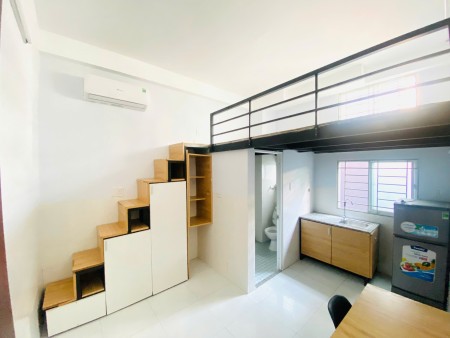 CHO THUÊ DẠNG PHÒNG DUPLEX RỘNG RÃI FULL NỘI THẤT NGAY HỌC VIỆN HÀNG KHÔNG, 35m2
