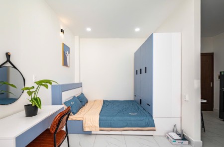 Căn hộ 1PN đẹp mê ly Full nội thất mới tinh , cửa sổ trời, máy giặt riêng gần quận 10, 45m2
