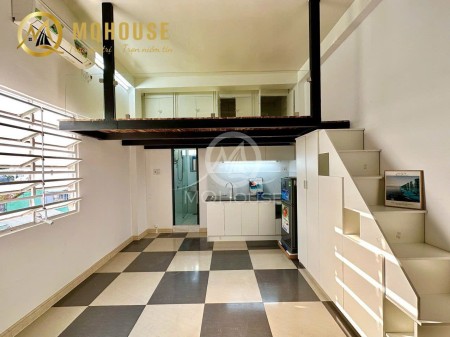 CHO THUÊ PHÒNG NGỦ CÓ GÁC FULL NỘI THẤT CỦA SỔ NGAY CHỢ TÂN BÌNH, 30m2
