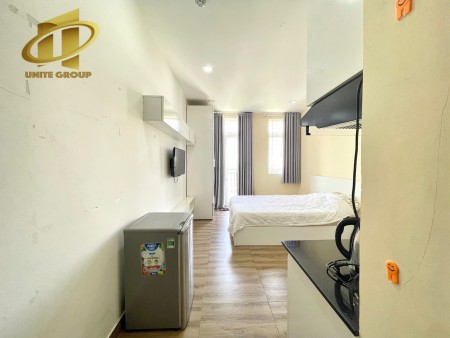 Cho thuê studio ban công full nội thất cách Lotte 2p đi xe. Gần ĐH TDT, RMIT, NTT quận 7, 30m2