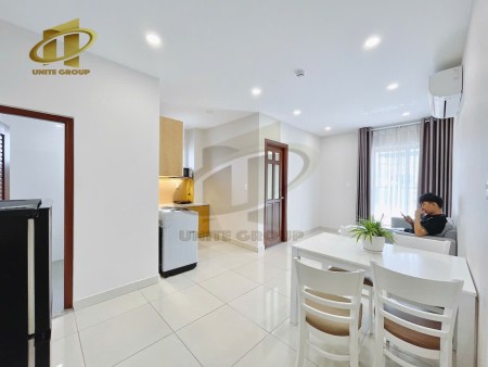 Cho thuê căn 2pn - ban công - full nội thất ngay trung tâm Q7, 55m2