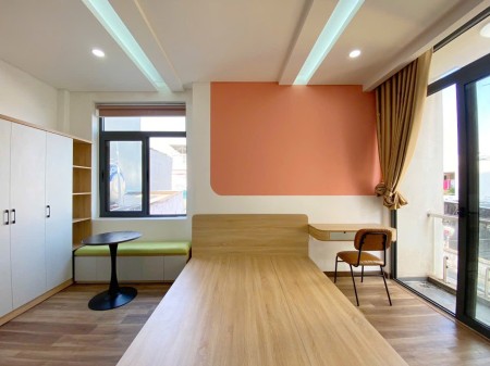 Cho thuê căn hộ Studio ban công, Full nội thất ở Lê Văn Sỹ, Phường 1, Tân Bình, 35m2