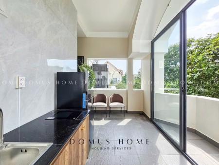 Cho thuê 1pn ban công full nội thất gần RMIT, TDT, 40m2