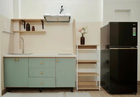 PHÒNG STUDIO FULL NỘI THẤT SIÊU XINH NHỎ GỌN GẦN ETOWN CỘNG HOÀ, 25m2
