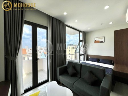 Studio ban công, full nội thất tại Tân quy, Q7, gần DH Tôn Đức Thắng, RMIT, sau Lotte, 35m2