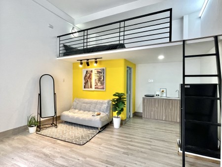 CHO THUÊ PHÒNG TRỌ GÁC CAO CỬA SỔ TRỜI ĐẦY ĐỦ NỘI THẤT NGAY SÂN BAY TÂN SƠN NHẤT, 35m2