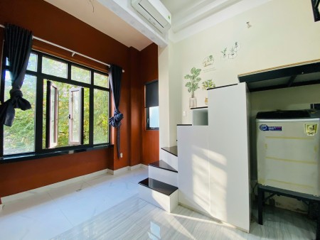 Cho thuê căn hộ dịch vụ Duplex full nội thất - Gần Lotte Mart, RMIT, TDT, UFM, 35m2