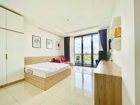 CHO THUÊ CĂN HỘ BAN CÔNG 40m2 - TÁCH BẾP NGAY TÂN QUY, QUẬN 7, 40m2