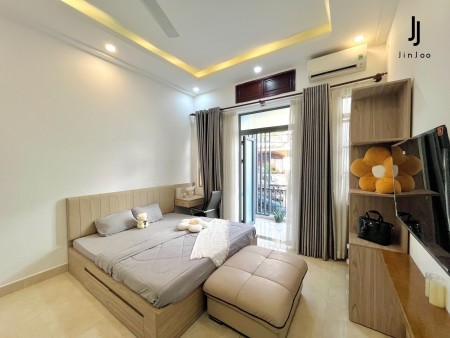 Studio Full Nội Thất Có Ban Công Ngay Công Viên Hoàng Văn Thụ, 5p ra Khu Sân Bay ️, 40m2