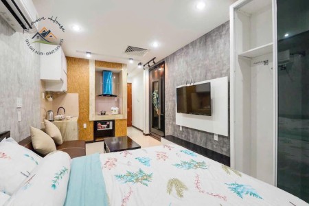 Cho thuê căn Studio Full nội thất cực sang trọng đường Nguyễn Cảnh Chân Q1, 45m2