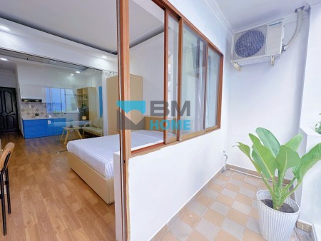PHÒNG NGỦ TÁCH BẾP BAN CÔNG THOÁNG MÁT NGAY NGUYỄN TRÃI, 45m2