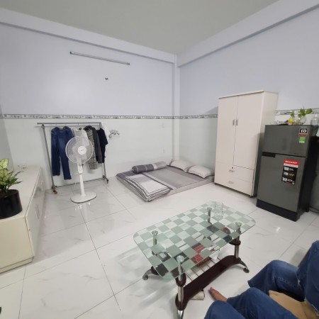 Cho thuê phòng trọ giá rẻ full nội thất ngay Huỳnh Văn Nghệ p15 Tân Bình, gần bigc Trường Chinh, 26m2