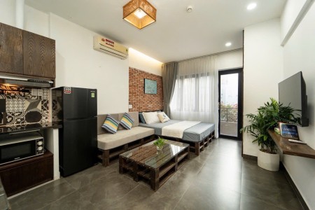Studio Trống sẵn không giới hạn người ở, dọn vô liền được ngay Etown, 35m2