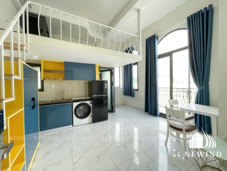 CHO THUÊ CĂN HỘ DUPLEX FULL NỘI THẤT - CÓ BAN CÔNG GẦN LOTTE, RMIT, TDT, ĐHCS, UFM...., 40m2