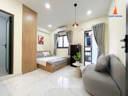  Studio ban công mới 100% - máy giặt riêng full nội thất gần ĐH Bách Khoa quận Tân Bình, 35m2