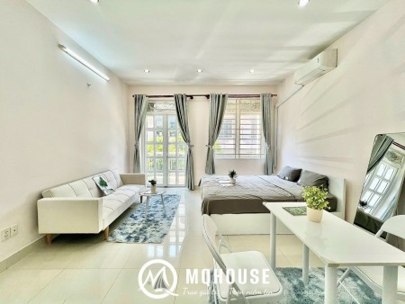 CHO THUÊ STUDIO BAN CÔNG – FULL NỘI THẤT – MÁY GIẶT RIÊNG – GẦN SÂN BAY TÂN SƠN NHẤT – TÂN BÌNH, 45m2