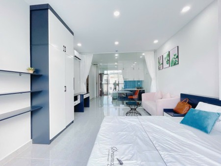 Căn hộ Studio tách bếp, ban công tại Quận 3, tiện di chuyển Q1, Q5, Q10, gần bệnh viện Tai Mũi Họng, 40m2