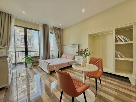 STUDIO BAN CÔNG VIEW LẦU CAO - MỚI TINH 100%, 35m2