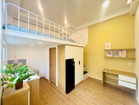 CHO THUÊ CĂN HỘ FULL NỘI THẤT - CỬA SỔ LỚN - GẦN SÂN BAY TÂN SƠN NHẤT & CV GIA ĐỊNH - TÂN BÌNH, 40m2