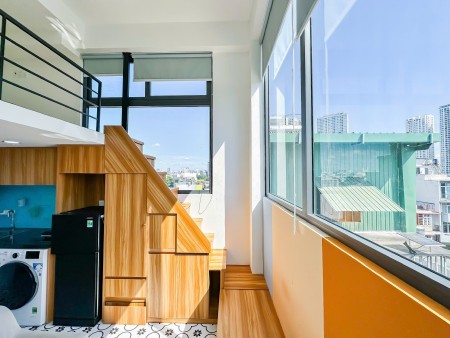 Duplex full nội thất, ở 2-3 bạn sinh viên. Giá chir từ 5trxx Gần TDT, NTT, UFM. Lotte, Crescent., 35m2