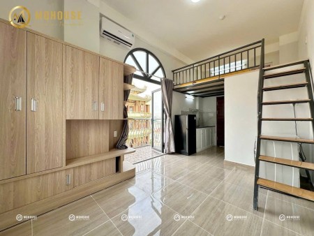 Khai trương căn hộ DUPLEX sang trọng - ban công - máy giặt riêng- ngay khu Etown, 30m2