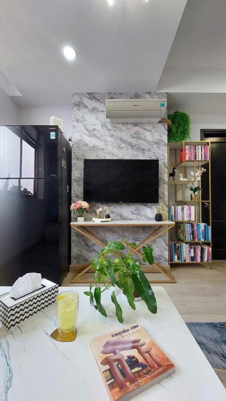 Chung cư Screc , P12, Q3, nội thất, 2p, 2wc, 85m2, giá 13tr/tháng, 85m2