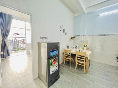 CĂN 1PN TÁCH BẾP FULL NỘI THẤT - 6,6TR TẠI TRUNG TÂM QUẬN TÂN PHÚ, 40m2