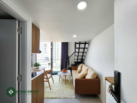 Duplex full nội thất ban công Q7 - gần UFM, TDTU, RMIT, Lotte, KCX, 35m2