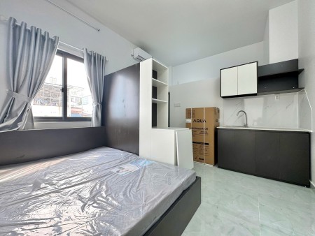 CHO THUÊ CĂN HỘ NGUYỄN THỊ TẦN, QUẬN 8 – FULL NỘI THẤT, CÓ BAN CÔNG, 30m2