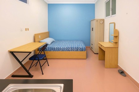 CHO THUÊ CĂN HỘ CAO CẤP STUDIO FULL NỘI THẤT ĐƯỜNG LAM SƠN GẦN SÂN BAY TÂN SƠN NHẤT., 40m2
