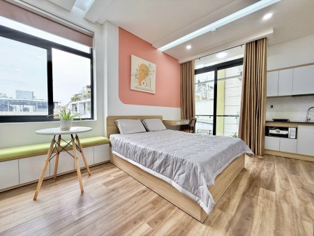 STUDIO FULL NỘI THẤT – CỬA SỔ TRỜI, BAN CÔNG THOÁNG - MÁY GIẶT RIÊNG –TÂN BÌNH, 45m2
