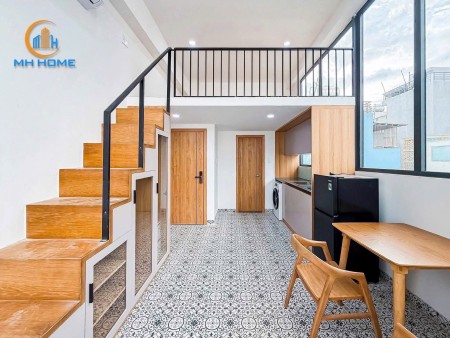  Cho Thuê Căn Hộ Duplex Cửa Sổ Trời - Full Nội Thất - Máy Giặt Riêng Ngay Sân Bay Tân Sơn Nhất, 35m2