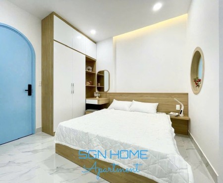 CHO THUÊ CĂN HỘ 1 PHÒNG NGỦ FULL NỘI THẤT - GẦN SÂN BAY TÂN SƠN NHẤT - TÂN BÌNH, 40m2