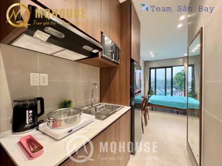 Cc mini cho thuê full nt, giặt riêng, ban công gần ngã tư Phú Nhuận, 40m2