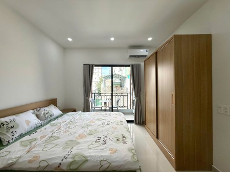 Cho thuê phòng 1PN full nội thất có cửa sổ lớn máy giặt riêng gần sân bay Tân Sơn Nhất quận Tân Bình, 40m2