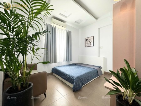 Chdv cho thuê full nội thất, nhà mới xây cực xịn sò gần chợ Bàu Cát, 35m2